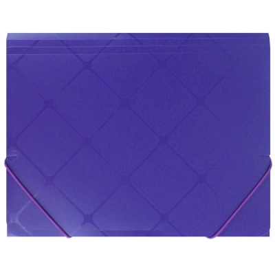 Папка на резинке А4 Diamond фиолетовая Darvish
