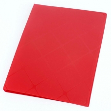 Папка с боковым прижимом А4 Diamond красная Darvish