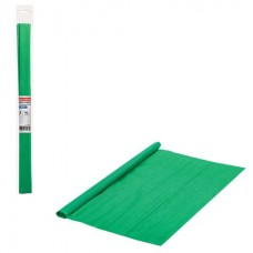 Бумага для творчества крепированная   32 г/м2, 50х250 см, зеленая, в рулоне, Brauberg
