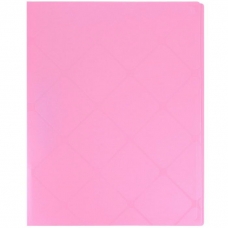 Папка с боковым прижимом А4 + карман  Diamond розовая Darvish