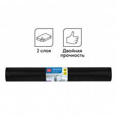 Хозтовары Мешки д/мусора  160л ,ПВД, 90*120см, 30мкм, 10шт., двухслойные, прочные, черные, в рулоне OfficeClean