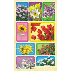 Наклейка Цветы 97х160 мм