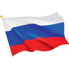 Украшение . Российский флаг 129х121 мм
