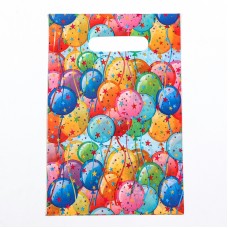 Пакет Полиэтиленовый Воздушные шарики 20х30см  (30) с вырубной ручкой