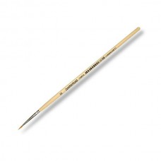 Кисть синтетика №00 круглая, короткая ручка СОНЕТ