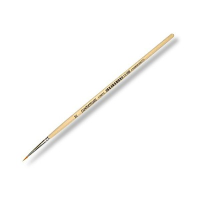 Кисть синтетика №00 круглая, короткая ручка СОНЕТ