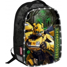 Рюкзак школьный  с EVA панелью и светодиодами. Transformers, 38,5 х 29 х 15 см АкадемияГрупп