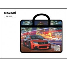 Папка с ручками А4 RED , 330*260*120 мм, пластиковая с ручками Mazari