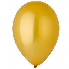 Воздушный шар Металлик Gold золото (12) 28 см