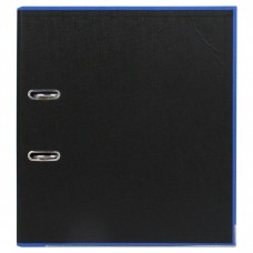 Папка регистратор 75мм ,чёрная с синей окантовкой Darvish