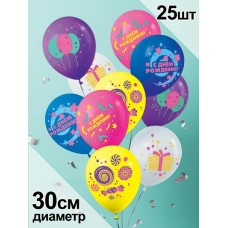Воздушный шар С Днем рождения! (12)
