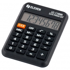 Калькулятор 8-разряд  карманный LC-110NR, питание от батарейки, 58*88*1 Eleven