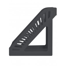 Лоток д/бумаг вертикальный  СТАНДАРТ- ДЫМЧАТЫЙ. ГРАФИТ, 280х100х245 Проф-Пресс