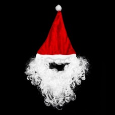 Новый год Колпак  Деда Мороза +борода, 28*56 см. Josef Otten