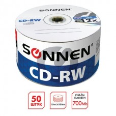 Диск CD-RW  700 Mb 4-12x Bulk (термоусадка без шпиля), ЦЕНА ЗА 1 ШТ. SONNEN