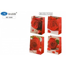 Пакет BASIR/Бумажный плотный МИКС 26х32х11,5 см