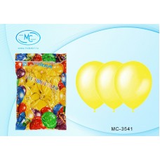 Воздушный шар BASIR/металлик, цвет желтый,  (12) 30 см