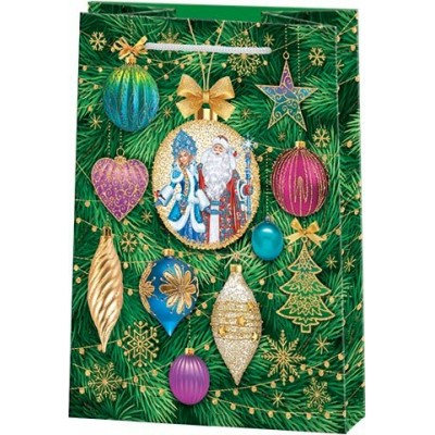 Пакет Бумажный ламинир НГ 180х227х100 мм