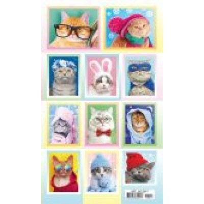 Наклейка Кошки 97х160 мм