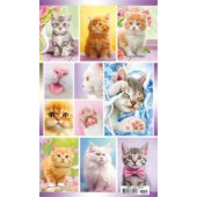 Наклейка Кошки 97х160 мм