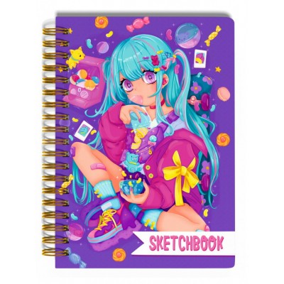 Скетчбук А5 спираль MyArt.