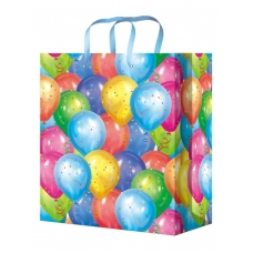 Пакет Бумажный ламинир Яркие воздушные шары 54х44х16 см