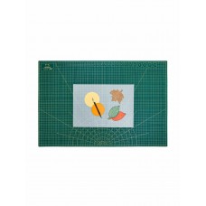 Коврик -подкладка для резки А1 трехслойный,макетный,зеленый Малевич