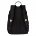 Рюкзак школьный  черный,2 отделения, 38*28*18 см, с брелоком, Grizzly
