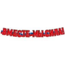 Гирлянда Вместе мы сила! 1,6 м