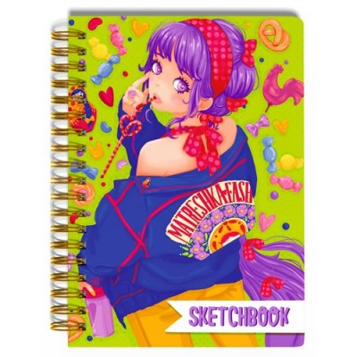 Скетчбук А5 спираль MyArt