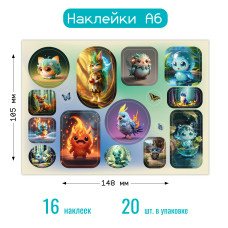 Наклейка Детские 105х148 мм
