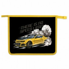 Папка для тетрадей А5 1 отделение, пластик, на молнии,Extreme speed, Brauberg