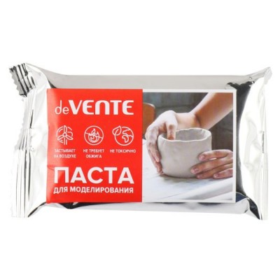 Паста для моделирования  150гр, белая, самозатвердевающаяся deVente