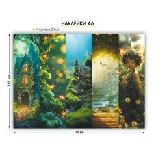 Наклейка 105х148 мм