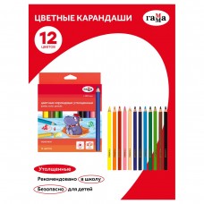 Карандаши 12цв. дерево  