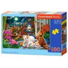 B1-018499 Котята на крыше, 180 деталей