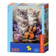  B2-27613 Время чаепития Котята, 260 деталей MIDI