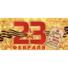 Конверт для денег  23 Февраля 84х168 мм