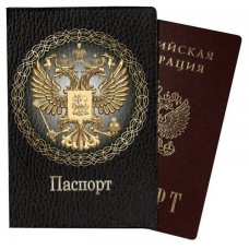 Обложка для паспорта ПВХ матовый с печатью, принт 