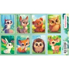 Наклейка Милые дикие животные 97х160 мм