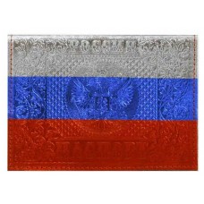 Обложка для паспорта нат.кожа тисн.блинтовое