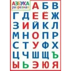 Плакат  Азбука разрезная 505х697 мм