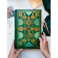 Фотоальбом  300 фото  10х15 см, винил. обложка, бум. листы , книж. переплет padishah pattern Шах Полином