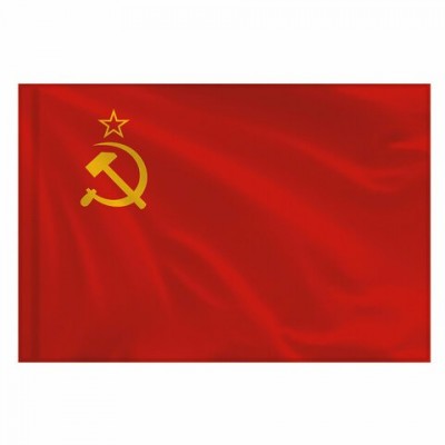 Флаг 90х135 см, СССР  полиэстер, STAFF