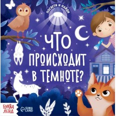  Книга с фонариком «Что происходит в темноте?»
