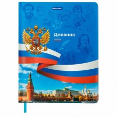 Дневник школьный универс. 48 л., кожзам, твердая с поролоном, печать,цветной блок, 