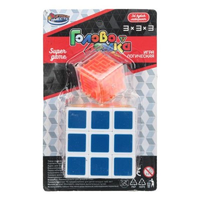  Логическая игра Кубик 3х3, лабиринт,