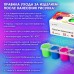 Краски акриловые 6 цв. по ткани НЕОН,по 25 мл, ОСТРОВ СОКРОВИЩ