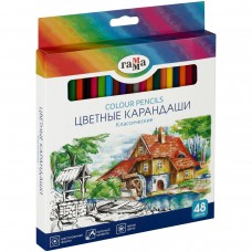 Карандаши 48цв. дерево 