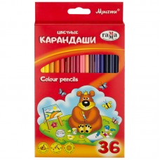 Карандаши 36цв. дерево  
